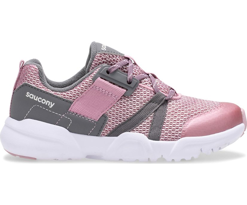 Tenis Saucony Vertex Encaje Niños Rosas Grises | México 825LISH